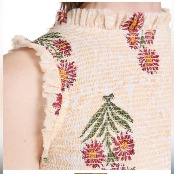 Alix Of Bohemia Floral Print Mock Neck Blouse - Picture 4 of 14